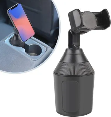 Image de Support de téléphone pour voiture avec rotation à 360 degrés, compatible avec les smartphones