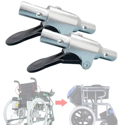 Produktbild von Elzusha – Verstellbarer Rückenschalter für Rollstühle, 2 Stück