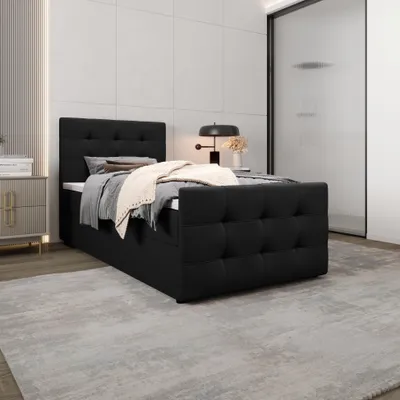 Obrázek produktu pro Kontinentální postel 120x200 VASILISA 5 - černá