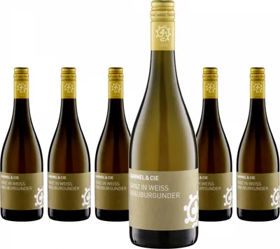 Produktbild von 6 x Weingut Hammel Grauburgunder Ganz in Weiss trocken