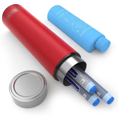 Produktbild von Insulin Pen Kühltasche 60H 2-8 Grad Medikamenten Kühlbox für Reisen TSA Diabetiker Tasche mit 2 Kühlakkus