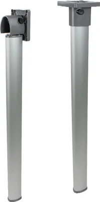Image de Pied de table articulé Pied d'appui caravane Caravane Camping-car Bateau Alu 690 mm articulation en haut