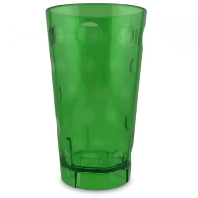 Dubbebecher 0,5 l (Grün) aus Plastik - mit Logofläche (Freifläche für Beschriftung oder Druck)