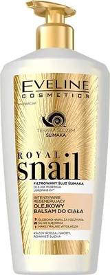 Produktbild von Eveline Royal Snail intensywnie regenerujący olejkowy balsam do ciała 350ml