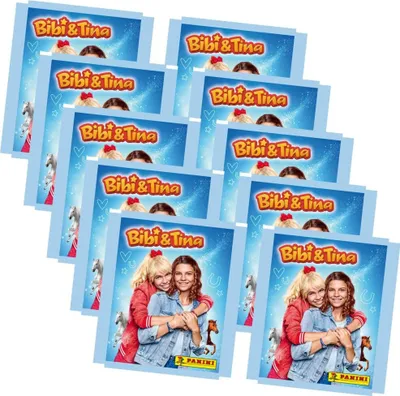 Produktbild von Panini Bibi & Tina Sticker - 10 Tüten - Bibi und Tina Sammelsticker