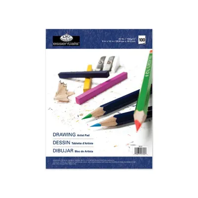 Produktbild von Royal & Langnickel Zeichenblock für Künstler, A4, 100 g/m², 100 Blatt