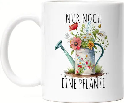 Produktbild von Nur noch eine Pflanze Tasse Gärtnerin Pflanzenliebhaber Garten Ruft Oma Mama Hobbygärtnerin
