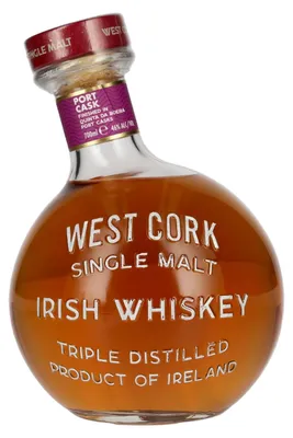 Produktbild von West Cork MARITIME Single Malt Irish Whiskey PORT CASK FINISHED Limited Edition 46% Vol. 0,7l