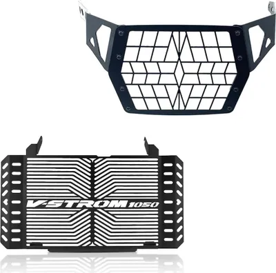 Produktbild von Set Kühlerabdeckung und Scheinwerfergitter passend für Suzuki V-Strom