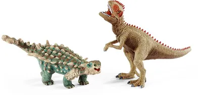 Produktbild von Schleich - Tierfiguren, Saichania und Giganotosaurus, klein; 41426