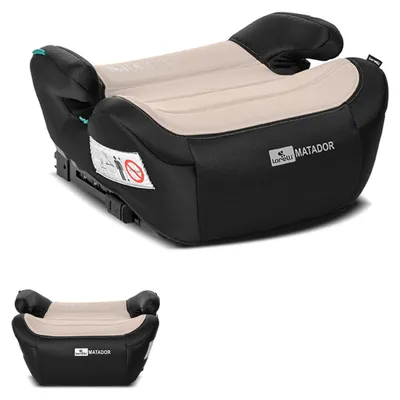 Produktbild von Lorelli Matador i-Size ISOFIX Sitzerhhung  Booster 125150 cm, 1536 kg, ECE R129/03, breites gepolstertes Sitzkissen & abnehmbarer Bezug