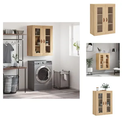 Obrázok produktu pre vidaXL Nástenná skrinka Sonoma dub 69,5x34x90 cm - Príborníky