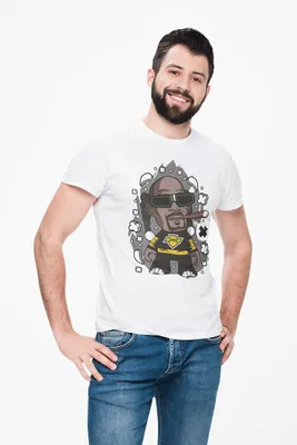 Produktbild von D&B Uni Polo PC00101 Snopp Dog Weiß-Größe XL