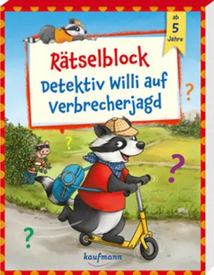 Produktbild von Rätselblock - Detektiv Willi auf Verbrecherjagd