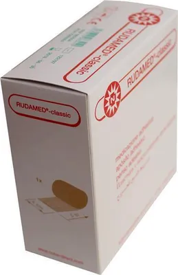 Produktbild von Rudamed CLASSIC 4cm x 5m Wundpflaster Schnellpflaster Rollenpflaster