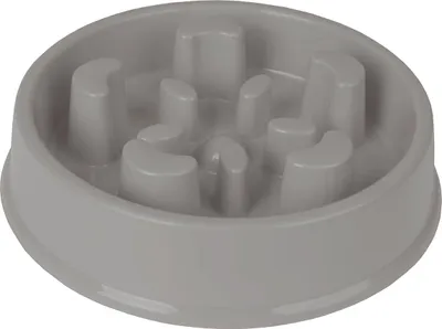 Image de Bol en plastique interactif gris Flamingo 500 ml