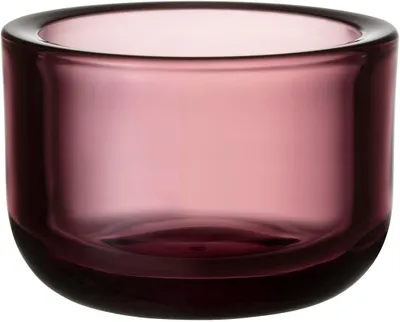 Immagine prodotto di Candela decorativa, vetro, argento, 3 pezzi