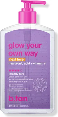 Zdjęcie produktu dla b.tan Glow Your Own Way Next Level Przezroczysty el Samoopalajcy 473ml