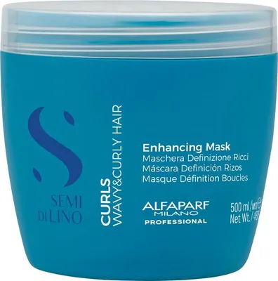 Immagine prodotto di Alfaparf Milano Semi di Lino Curls Enhancing 500ml - maschera definizione ricci
