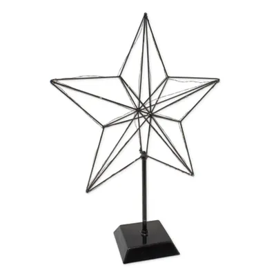 Produktbild von LED-Dekoleuchter "3D-Star", schwarz