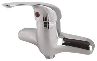 Image de Barre de douche avec 2 raccords externes, distance réglable de 55 à 155 mm