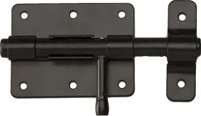 Image de Verrou de box poire renforcé MERMIER zingué noir - Ø 8 mm - M-437082