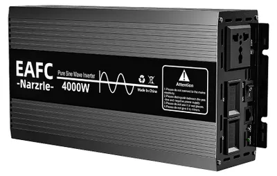Immagine prodotto di Inverter per auto, presa universale, elevata efficienza di conversione, 4000 W