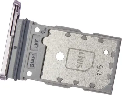 Produktbild von Simkartenhalter passend für Samsung Galaxy S23 Ultra (SM-S918B/DS), Dual-Nano-SIM Slot, Original, Lavendel