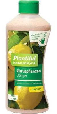 Produktbild von Zitrus- und Kübelpflanzendünger manna Plantiful 700 g für max. 700 L Gießwasser
