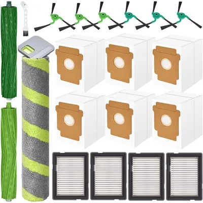 Imagen del producto de INF Kit de reemplazo para aspiradora robot, compatible con iRobot Roomba Max 705/706 y MXA 705/706 - Cepillos, filtros y bolsas
