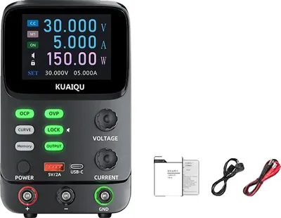 Zdjęcie produktu dla Zasilacz, programowalne wyjście, wyświetlanie krzywej w czasie rzeczywistym, SPPS-K305