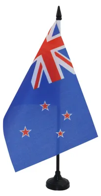 Produktbild von AZ FLAG Tischflagge Neuseeland 21x14 cm Polyester 100D Kunststoffsockel