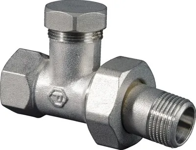 Produktbild von Rücklaufverschraubung 3/8 Zoll Durchgangsform nickel