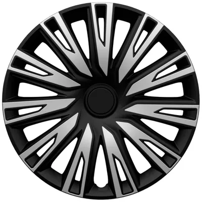 Produktbild von AutoStyle 4er Set Radzierblenden Copra 16-Zoll Silber/Schwarz