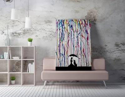 Produktbild von Wallity, WY220- WRZ1159, Bunt, Leinwandbilder, 50 x 70 cm, 50% Baumwolle / 50% Polyester