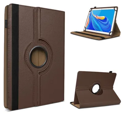 Produktbild von Tablet Hülle für HONOR PAD X8A Tasche Schutzhülle Case 360 Grad DrehbarFarbe 360 Uni:Braun