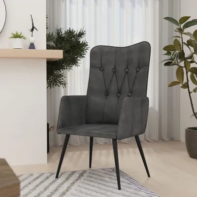 Obrázek produktu pro křídlové křeslo vidaXL Black Canvas