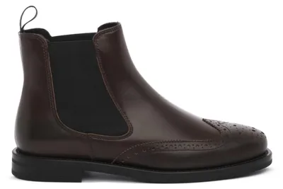 Produktbild von Damen Chelsea-Boots für den Winter, zum Schlüpfen, in den Farben Braun und Schwarz