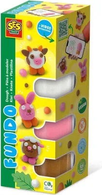 Image de SES Creative FunDo Ferme en pâte à modeler Animaux 00811