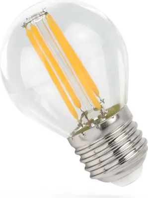 Produktbild von LED Filament Tropfenlampe, E27, 230V, 4W, 1800K - ultra warmweiß, klar