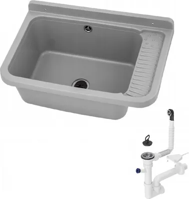 Produktbild von Ausgussbecken Spülbecken Waschtrog Waschbecken Garage Werkstatt Kammer Outdoor 10844