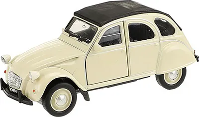 Produktbild von CITROEN 2CV "Ente" mit Schiebedach Rückzug Modellauto Metall Modell Auto Spielzeugauto Fahrzeug Spielzeug Kinder Geschenk 62 (Creme zu)