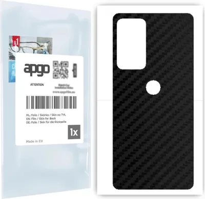 Produktbild von apgo Rückseite Schutzfolie für Motorola Edge 20 Pro -  Hinten Schutzfolie Carbon, Rückseite Folie schützt vor Kratzern und Fingerabdrücken