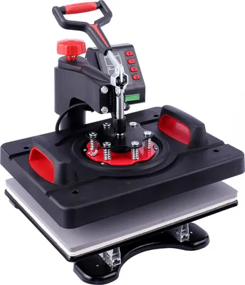 Produktbild von Aufgerüstete 5-in-1-Transferpresse, 30x38 cm, Digitale Schwenkbare Druckmaschine, für T-Shirts, Kappen, Tassen und Teller