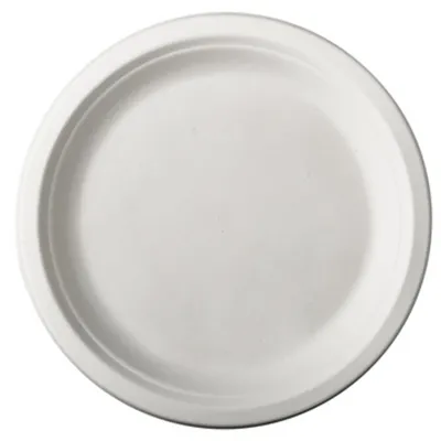 Zdjęcie produktu dla PAPSTAR 89738 PAPSTAR talerz z trzciny cukrowej "czysty", okrągły, 260 mm, 50 szt