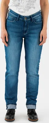 Produktbild von Rokker Birdie Damen Motorradjeans, blau, 30