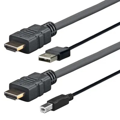 Zdjęcie produktu dla Vivolink Pro HDMI z USB 2.0 A/B 2M (PROHDMIUSBAB2AMP)