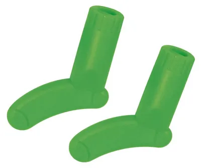 Nadelspitzenschützer, Kunststoff, Grün, Groß, 2 Stück
