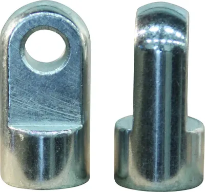 Gasdruckfeder Hahn Zylinder mit 2-Komponenten-Lack tiefschwarz RAL 9005 750 mm 1750 N