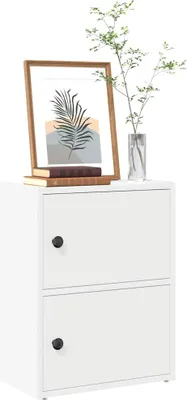 Obrázek produktu pro Maison Exclusive – knihovna, bílá, 40 x 24 x 52 cm, dřevotřísková deska